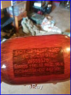 Used Ninja Carbon Fiber Paintball Tank 68/4500 Hydro Date 11/18 Translucent Red