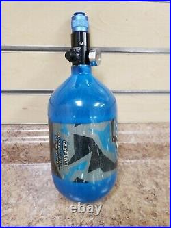 Valken Air 68/4500 Carbon Fiber Blue Paintball Tank Pre-owned Free Shipping