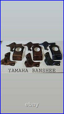 Yamaha Banshee Gas Tank Cover + Frame Guard Real carbon Fiber REFLECTED BLUE