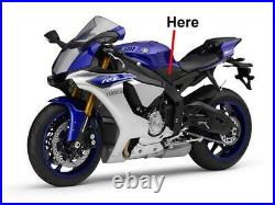 Yamaha R1 2015 To 2019 Carbon Lower Tank Side Panels Twill Gloss Weave Fibre