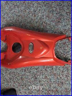 Yamaha raptor 08 700 Se Orange Carbon Fiber Grill And Tank Cover